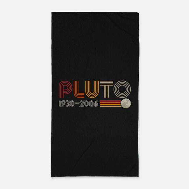 Pluto-none beach towel-DrMonekers