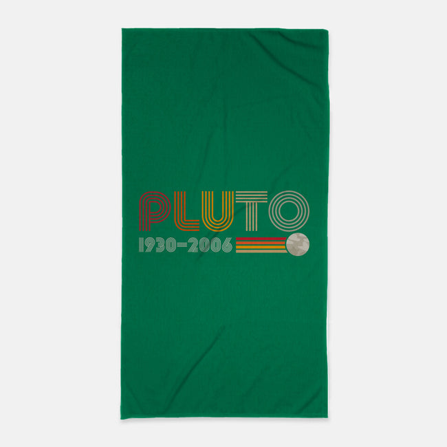 Pluto-none beach towel-DrMonekers
