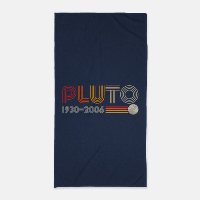 Pluto-none beach towel-DrMonekers