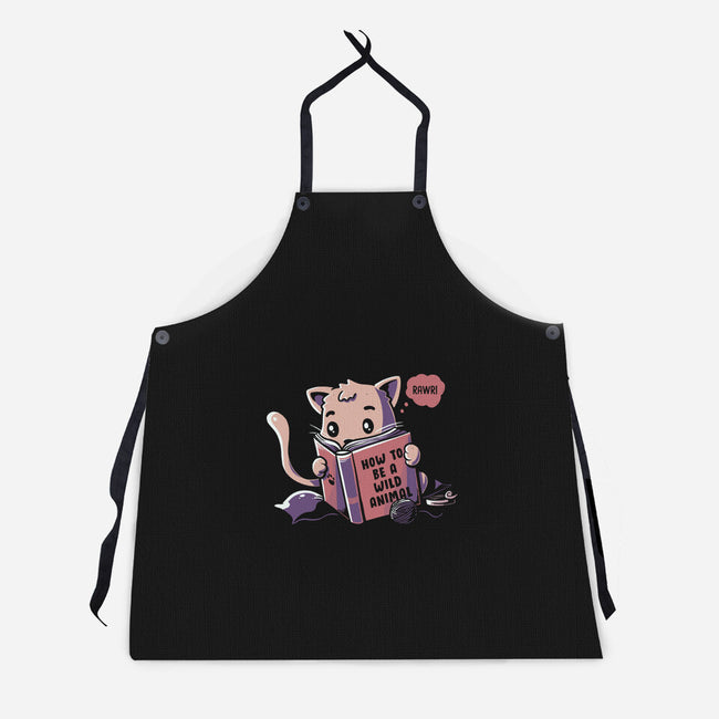 How To Be A Wild Animal-unisex kitchen apron-tobefonseca