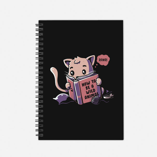 How To Be A Wild Animal-none dot grid notebook-tobefonseca