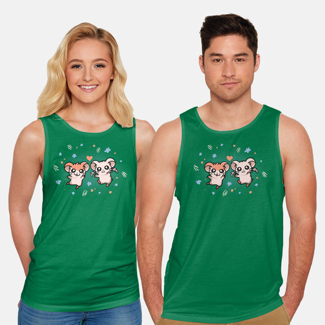 Ham Ham Love-unisex basic tank-Mushita