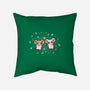 Ham Ham Love-none removable cover w insert throw pillow-Mushita