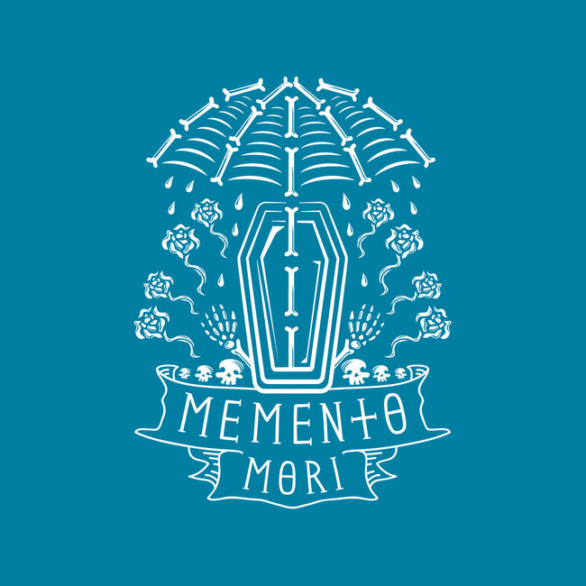 Memento Mori-none polyester shower curtain-Logozaste