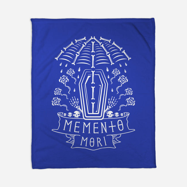 Memento Mori-none fleece blanket-Logozaste