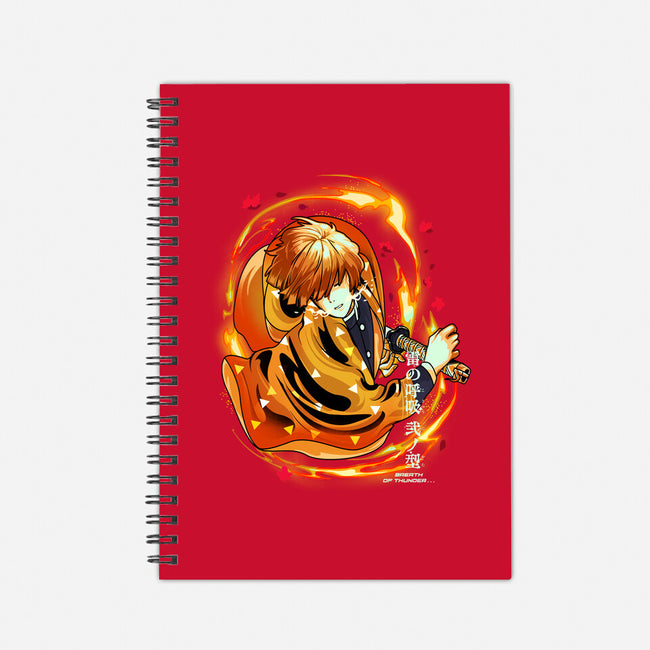 Breathe Of Thunder-none dot grid notebook-heydale