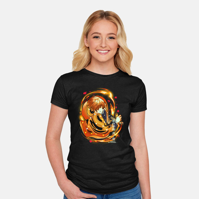 Breathe Of Thunder-womens fitted tee-heydale