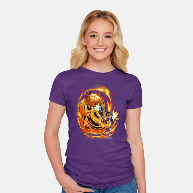 Breathe Of Thunder-womens fitted tee-heydale