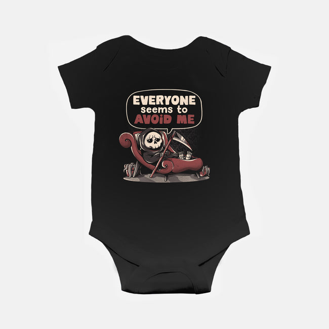 Death Issues-baby basic onesie-eduely