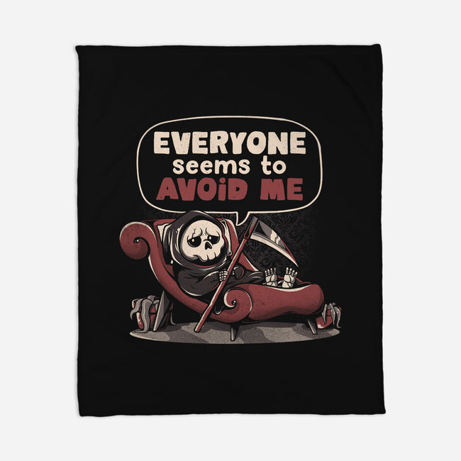 Death Issues-none fleece blanket-eduely
