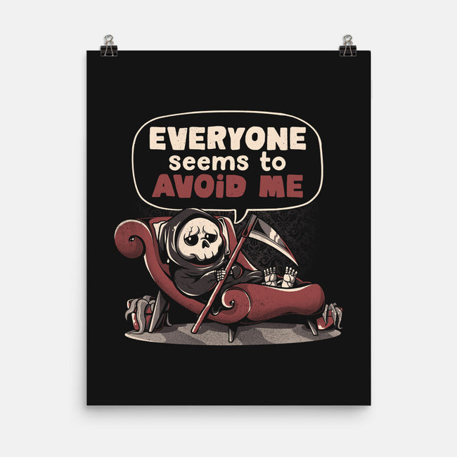 Death Issues-none matte poster-eduely
