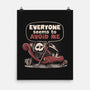 Death Issues-none matte poster-eduely