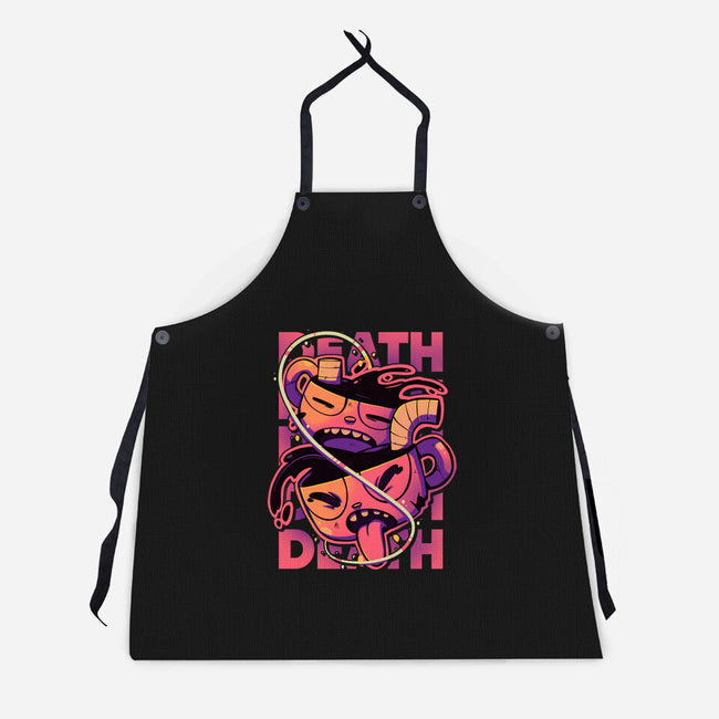 Cupdeath-unisex kitchen apron-Kabuto Studio