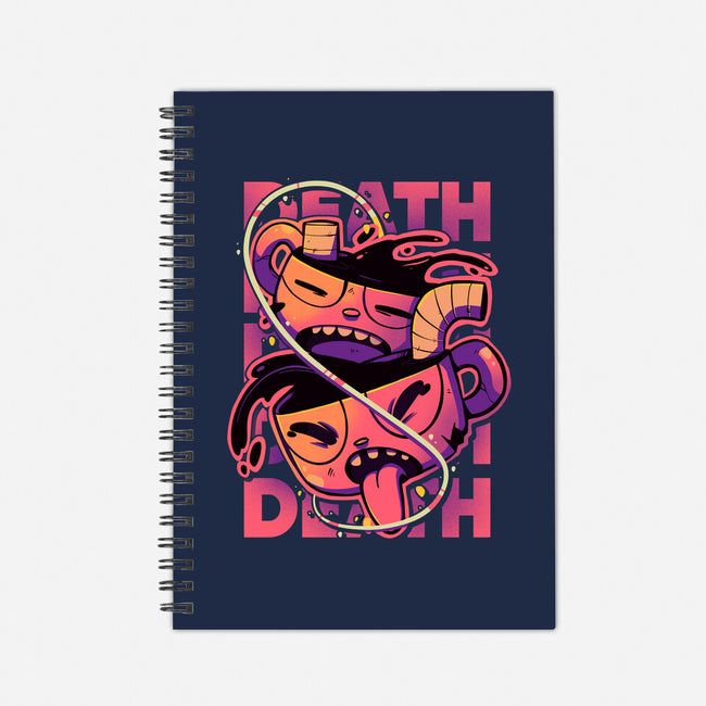 Cupdeath-none dot grid notebook-Kabuto Studio
