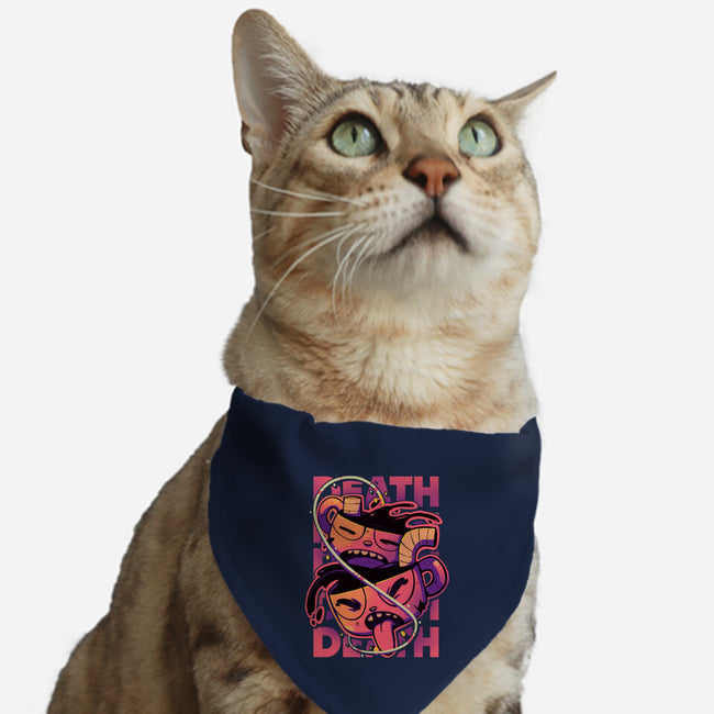 Cupdeath-cat adjustable pet collar-Kabuto Studio