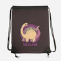 Tacosaur-none drawstring bag-xMorfina