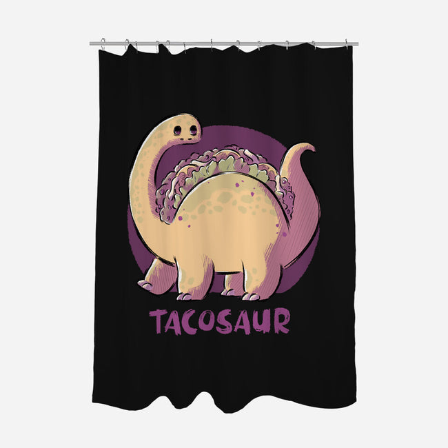 Tacosaur-none polyester shower curtain-xMorfina