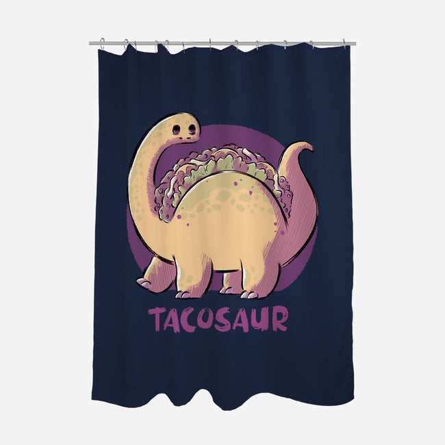 Tacosaur-none polyester shower curtain-xMorfina