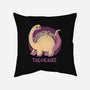 Tacosaur-none removable cover w insert throw pillow-xMorfina