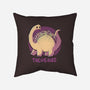 Tacosaur-none removable cover w insert throw pillow-xMorfina