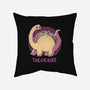 Tacosaur-none removable cover throw pillow-xMorfina