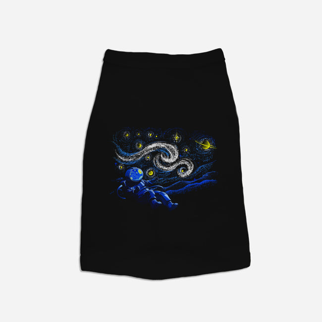 Starry Night Gravity-dog basic pet tank-tobefonseca