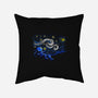 Starry Night Gravity-none removable cover w insert throw pillow-tobefonseca