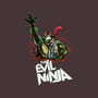 The Evil Ninja-none removable cover w insert throw pillow-zascanauta