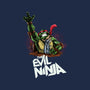The Evil Ninja-none stretched canvas-zascanauta