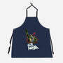 The Evil Ninja-unisex kitchen apron-zascanauta