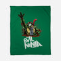 The Evil Ninja-none fleece blanket-zascanauta