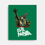 The Evil Ninja-none stretched canvas-zascanauta