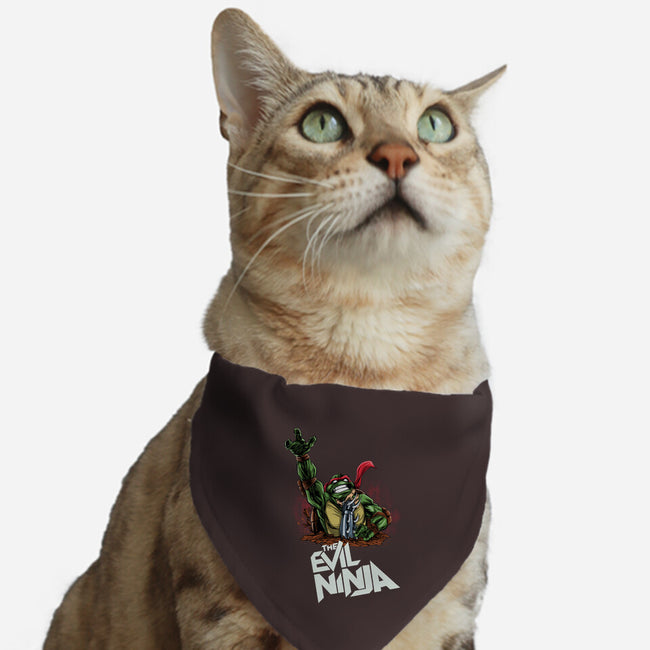 The Evil Ninja-cat adjustable pet collar-zascanauta