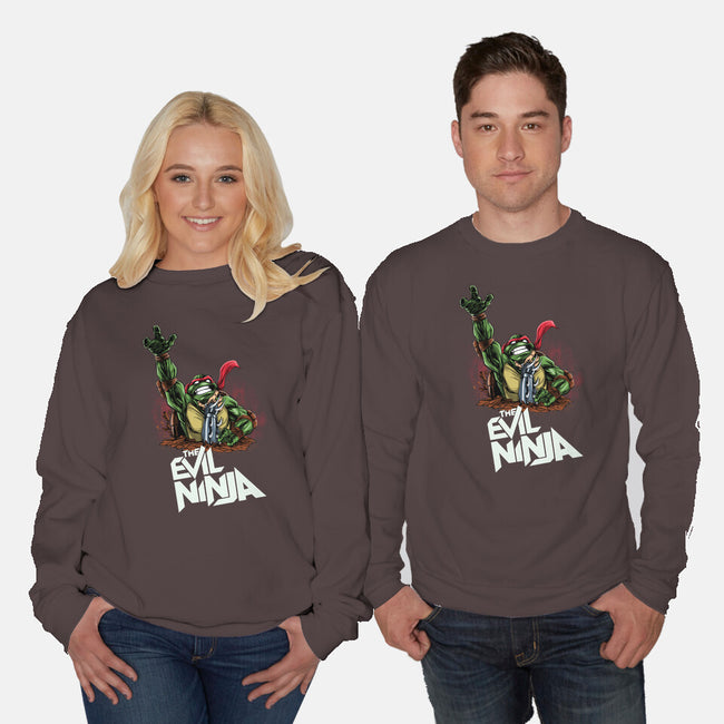 The Evil Ninja-unisex crew neck sweatshirt-zascanauta