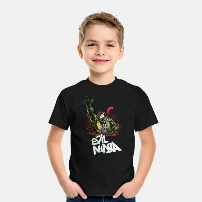 The Evil Ninja-youth basic tee-zascanauta