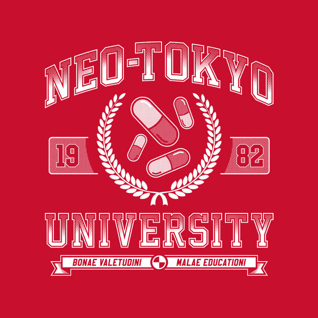 Neo-Tokyo University-none polyester shower curtain-DCLawrence