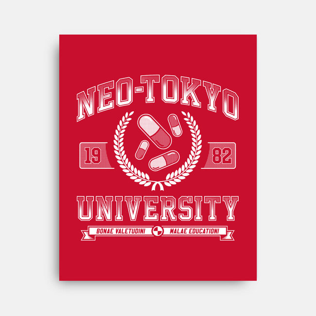 Neo-Tokyo University-none stretched canvas-DCLawrence