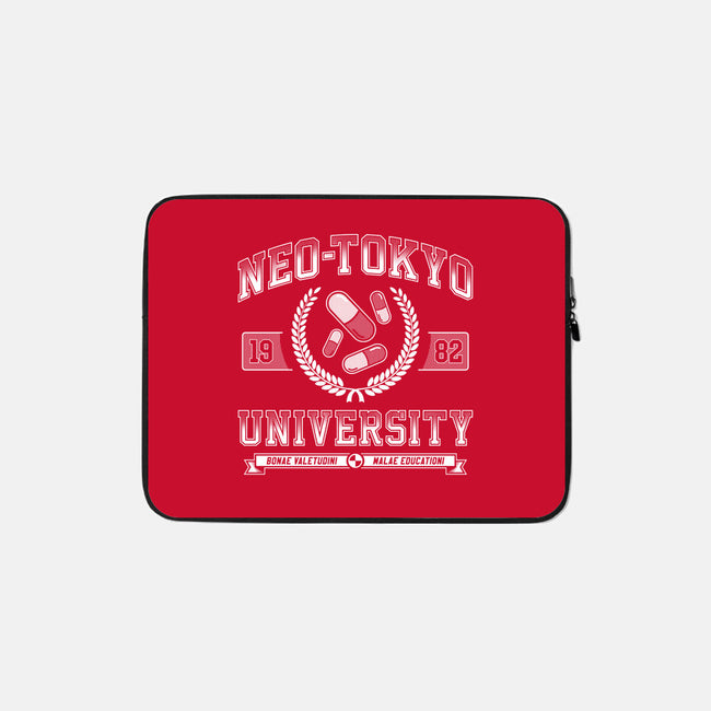 Neo-Tokyo University-none zippered laptop sleeve-DCLawrence