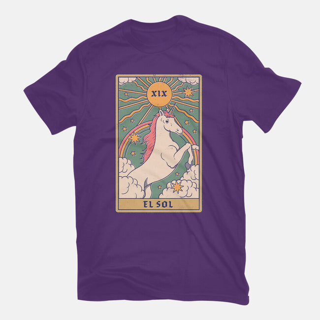 Unicorn Tarot-womens basic tee-Thiago Correa