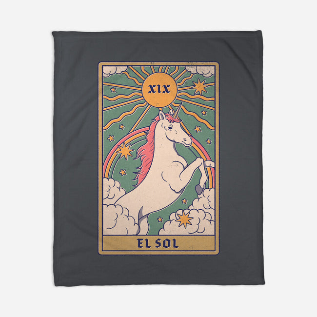 Unicorn Tarot-none fleece blanket-Thiago Correa