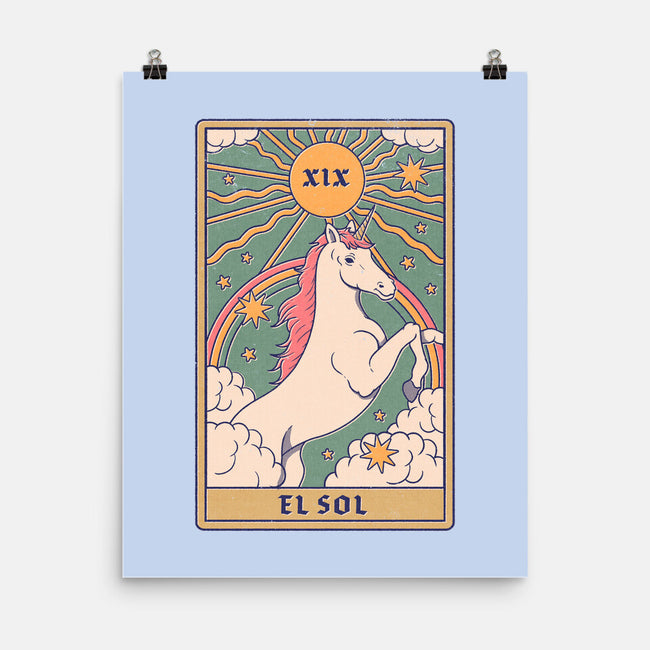 Unicorn Tarot-none matte poster-Thiago Correa