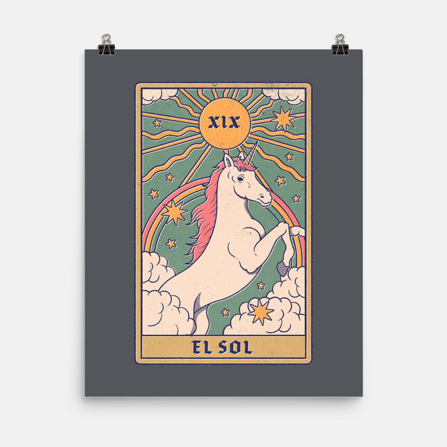 Unicorn Tarot-none matte poster-Thiago Correa