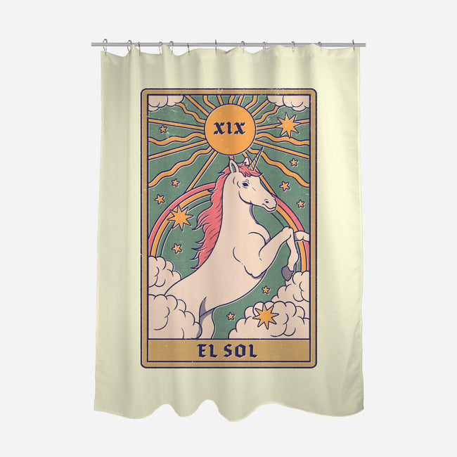 Unicorn Tarot-none polyester shower curtain-Thiago Correa