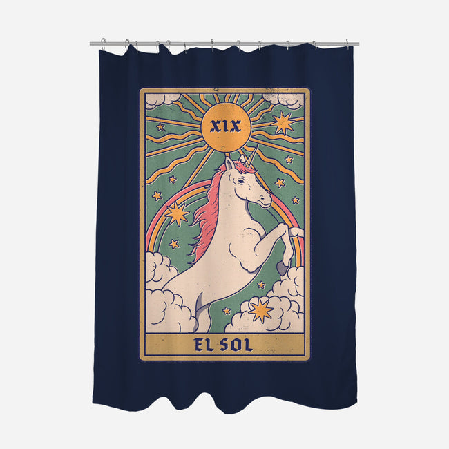 Unicorn Tarot-none polyester shower curtain-Thiago Correa