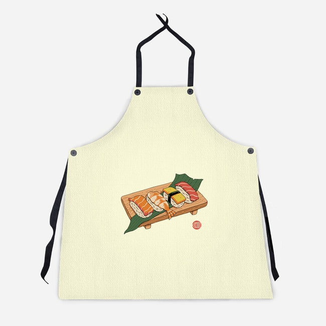 Sushi Ukiyo-E-unisex kitchen apron-vp021