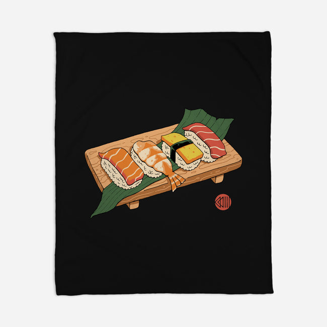 Sushi Ukiyo-E-none fleece blanket-vp021