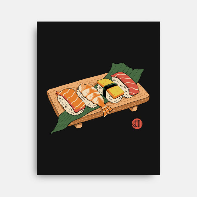Sushi Ukiyo-E-none stretched canvas-vp021