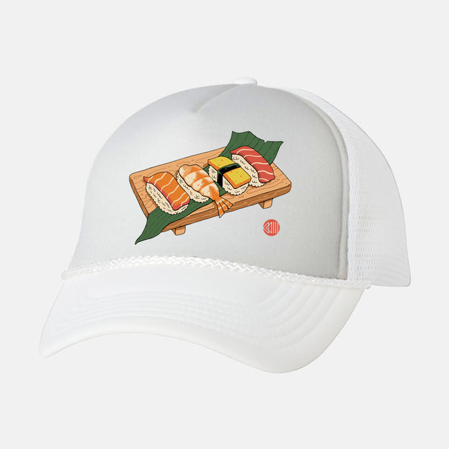 Sushi Ukiyo-E-unisex trucker hat-vp021