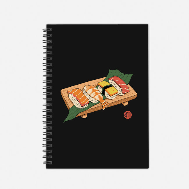Sushi Ukiyo-E-none dot grid notebook-vp021