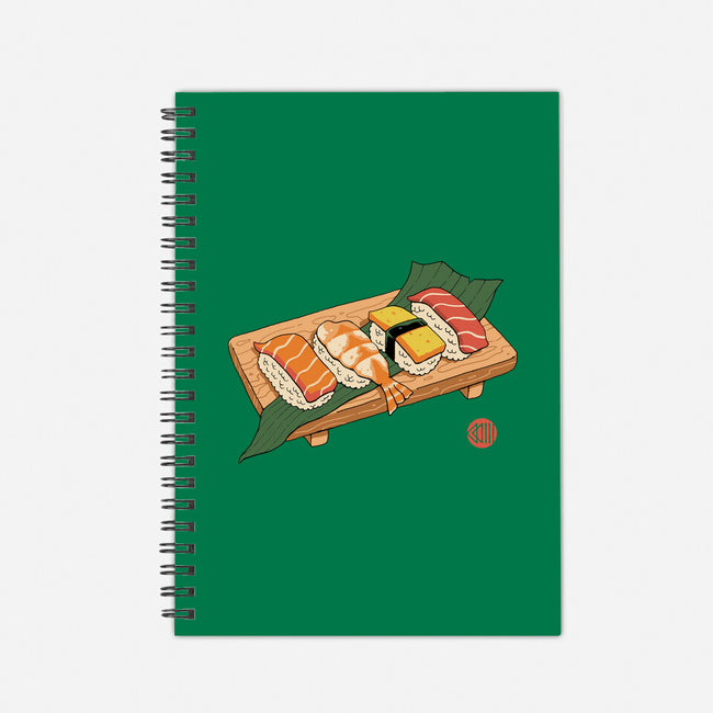 Sushi Ukiyo-E-none dot grid notebook-vp021